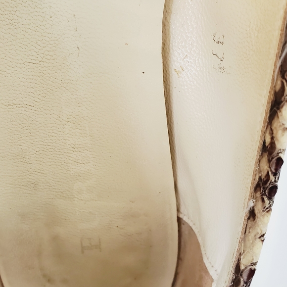 BURBERRY Real Python ballet Flats Size 37.5 - Picture 16 of 16